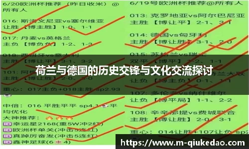 荷兰与德国的历史交锋与文化交流探讨